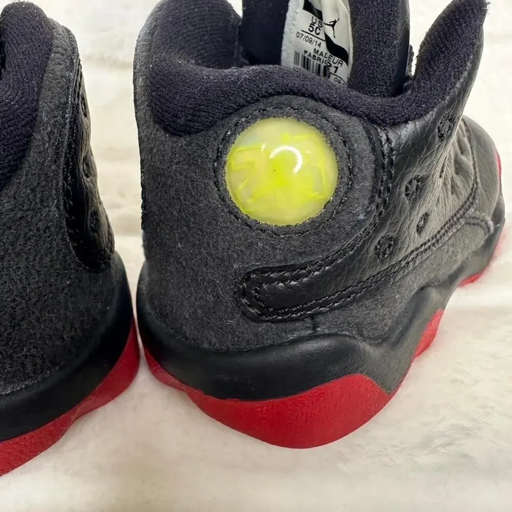 Jordan 13 Retro Dirty Bred TD Leather Sneakers 5C 2014 Archive